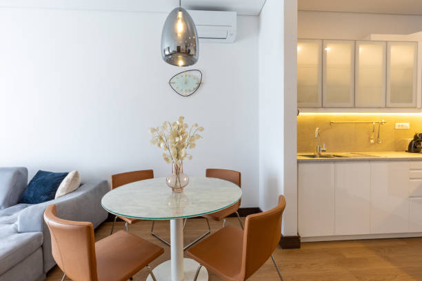 istock Kitchen and living room, apartment interior 1316849490