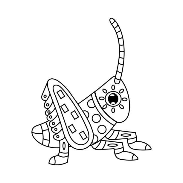 Ilustración de Alebrije De Una Cultura Mexicana De Críquet y más Vectores Libres de Derechos de Grillo - Grillo, Alebrije, Animal - iStock Ilustración de Alebrije De Una Cultura Mexicana De Críquet y más Vectores Libres de Derechos de Grillo - Grillo, Alebrije, Animal - iStock