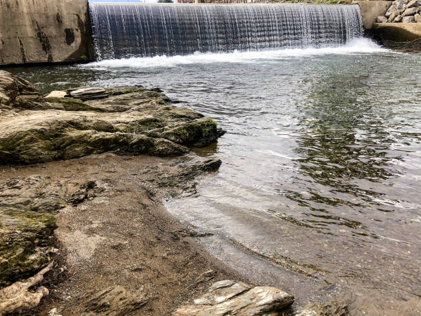 istock Small waterfall by old grist mill in Tennessee 1316856546