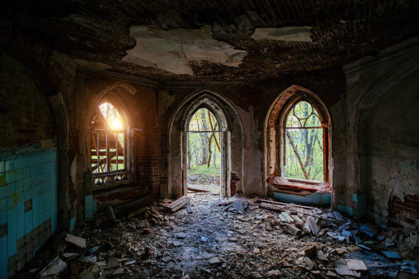 A house long abandoned in the woods of the Blue Ridge Mountains. in United States, Pennsylvania, McConnellsburg