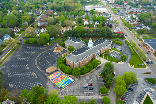 The I Promise School in Akron Ohio on May 4, 2021. This school was donated by NBA star LeBron James and is managed by the LeBron James Family Foundation.