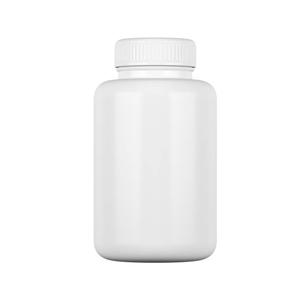 istock White plastic medicine bottle isolated on white background. 1316870283