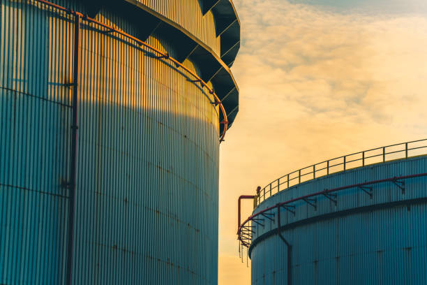 istock Petrochemical plant at sunlight 1316892141