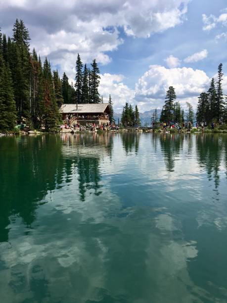 Lake Agnes Teahouse, Lake Louise, Alberta.