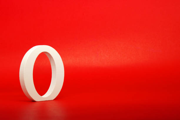 istock O white letter word wooden Isolated Red Background with Copy Space - Advertise object symbol business competition Concept 1316908802