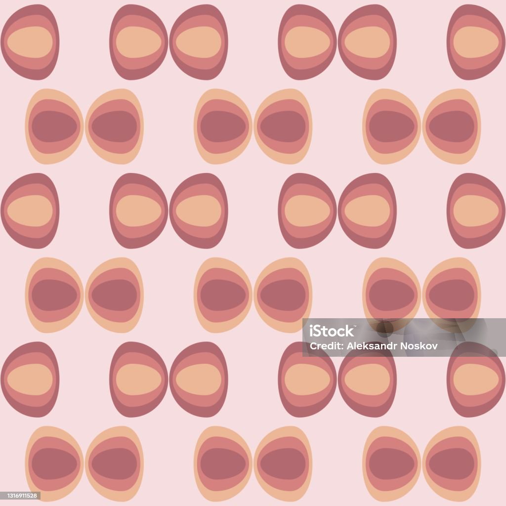 Roundish Pattern Rounded Abstract Seamless Pattern Decorative Accent For Any Surfaces ...