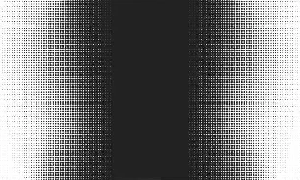 Vector illustration of Abstract black and white halftone background for corporate design, cover brochure, book, banner web, advertising, poster