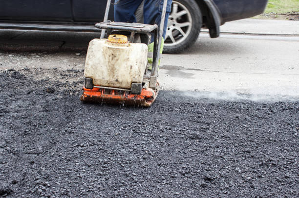istock asphalt rammer. laying the road surface 1316921578