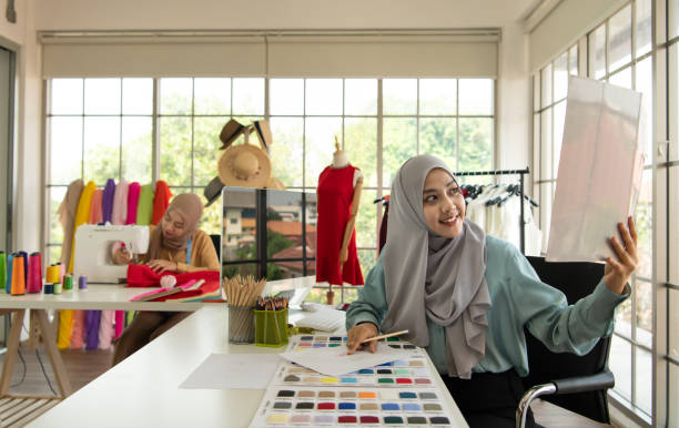 istock Is the design and tailoring of clothes. 1316923566