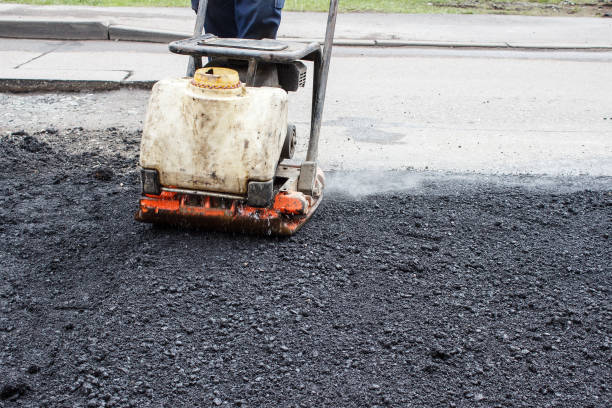 istock asphalt rammer. laying the road surface 1316926904