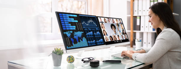 istock Online Video Conference Virtual Meeting 1316930886