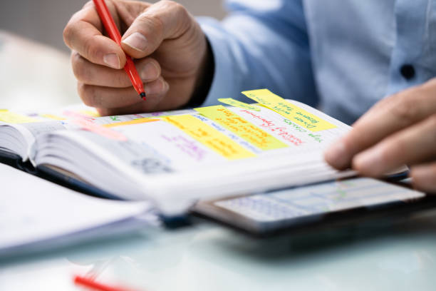 istock Calendar Schedule Plan In Paper And 1316933060