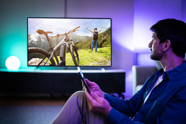 istock Streaming TV Movie. Watching Video 1316936571