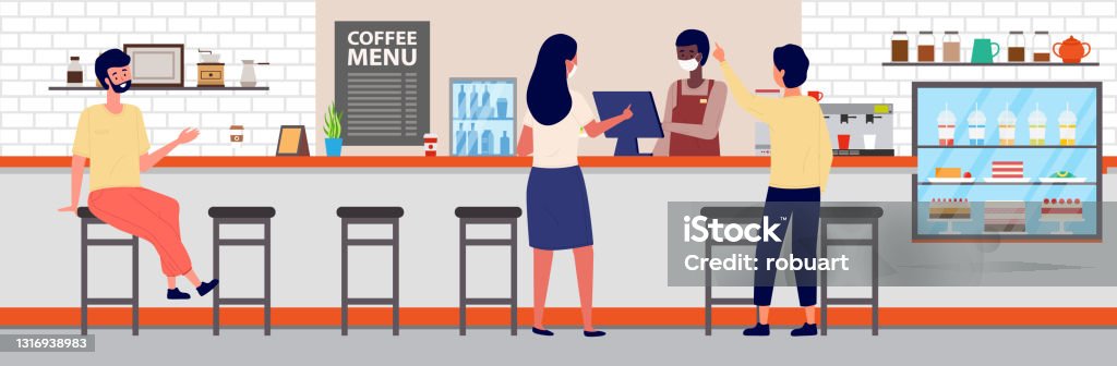 https://media.istockphoto.com/id/1316938983/vector/people-are-ordering-food-in-canteen-coffee-shop-with-barista-standing-behind-of-bar-counter.jpg?s=1024x1024&w=is&k=20&c=iCNWezP2BtsahTQ5-l5W2rwXpJboebn3Iz7831jSTUc=