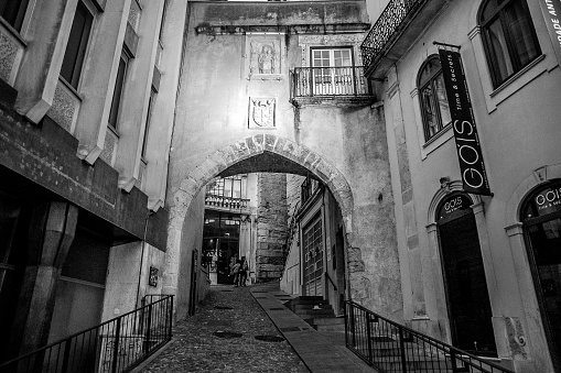 Coimbra architecture, Coimbra, Portugal. July 22, 2019.