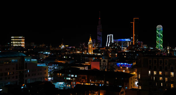 istock Batumi night cityscape in Georgia 1316948827