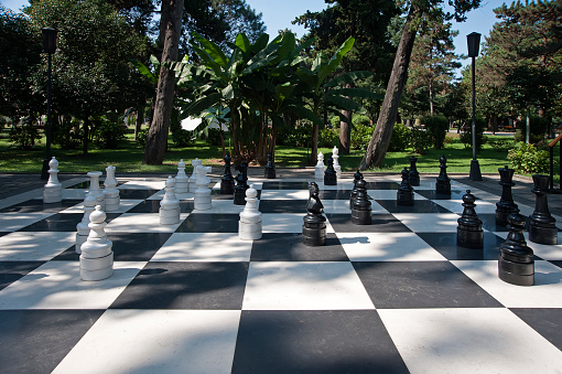 Chess playground in Batumi, Georgia