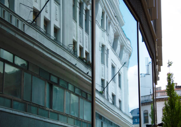 istock Office Building Reflecting in the Downtown 1316957034