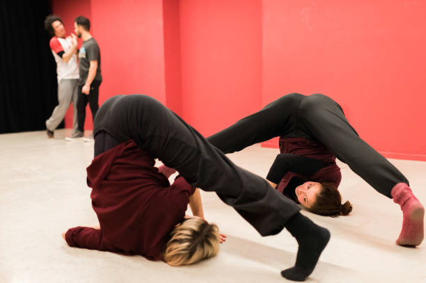 istock Fit women stretching in dance class 1316957072