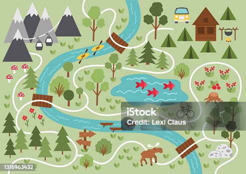 6,300+ Forest Trail Map Stock Photos, Pictures & Royalty-Free Images -  Istock