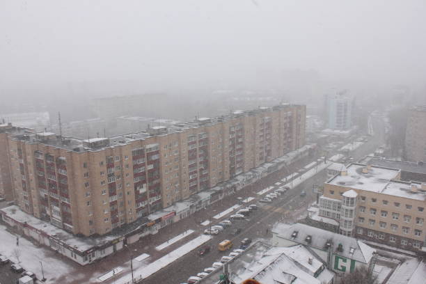 모스크바 지역의 안개 - fogs 뉴스 사진 이미지
