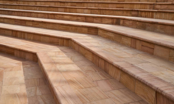 istock fragment of yellow marble steps 1316970046