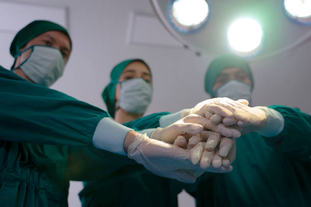 istock Doctors are surgery to patient’s body at operating room. 1316975552