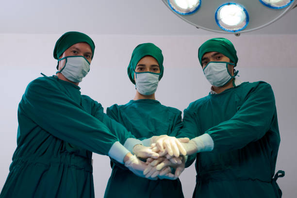 istock Doctors are surgery to patient’s body at operating room. 1316975582