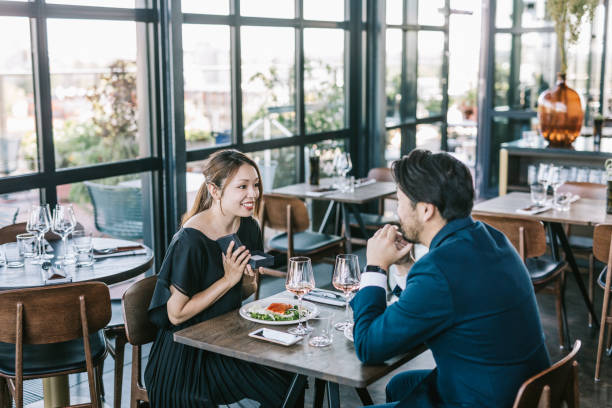 istock Man giving anniversary gift to her partner 1316976325