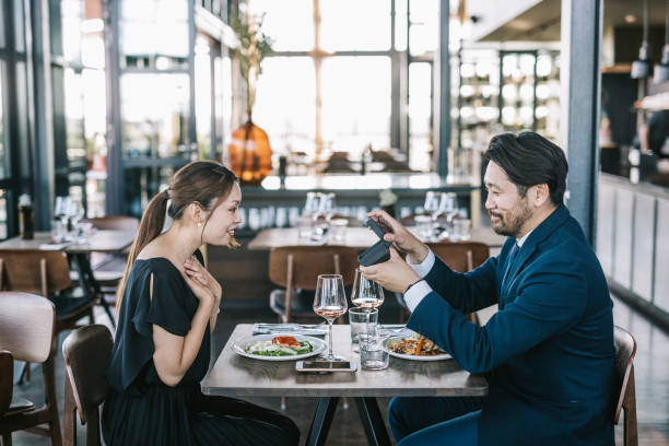 istock Man giving anniversary gift to her partner 1316976331