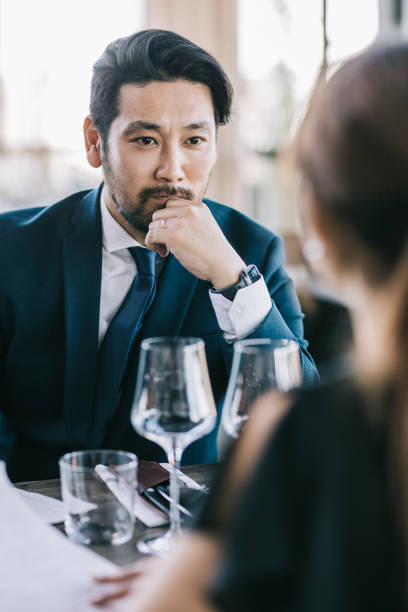 Business colleagues on lunch
