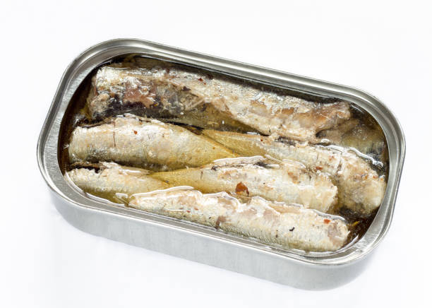 istock Can of sardines in oil 1316979358
