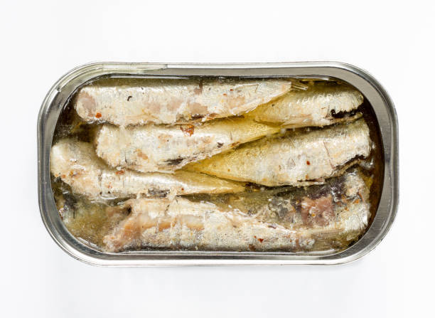istock Can of sardines in oil 1316979362