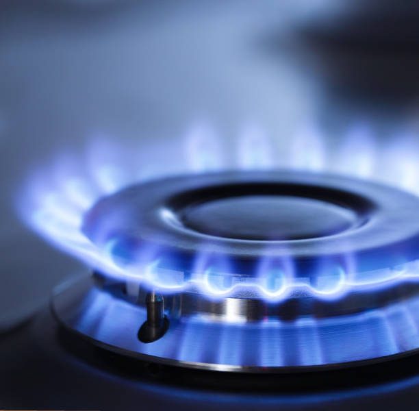 istock kitchen gas cooker with burning fire propane gas 1316979581