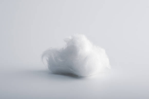 istock A piece of cotton on a white background 1316981557