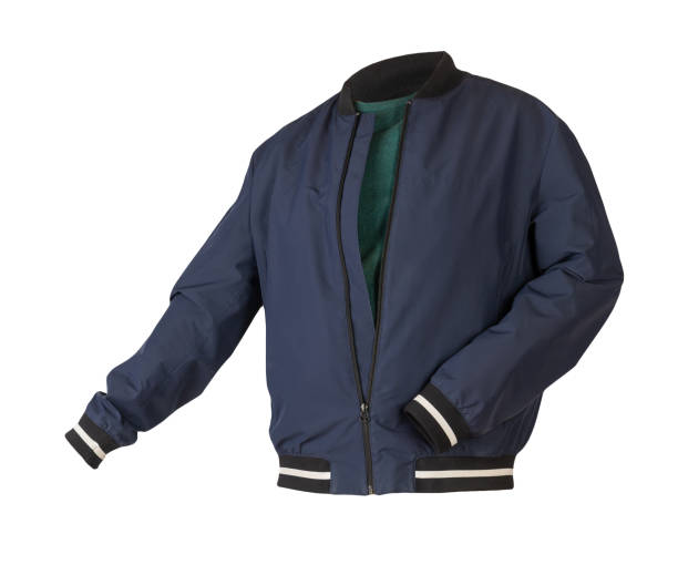 istock Bomber jacket and sweater isolated on white background 1316982852