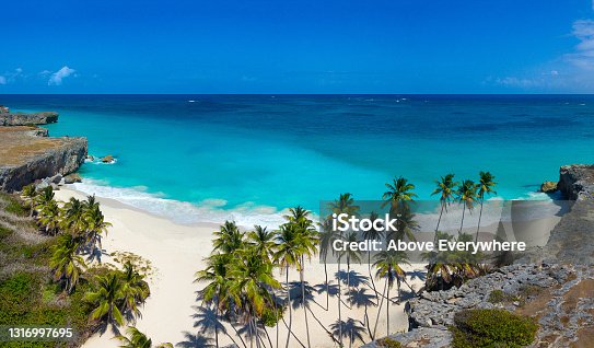 istock Drone photo of Bottom Bay in Barbados 1316997695