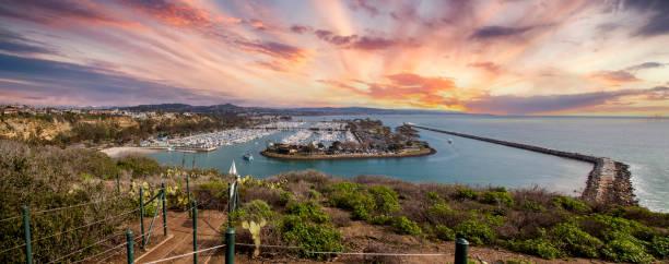 Dana Point Harbor from the hiking path
