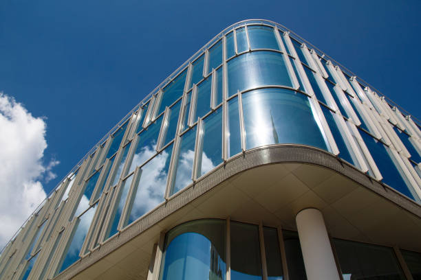 istock Office Building Reflecting in the Downtown 1317014066
