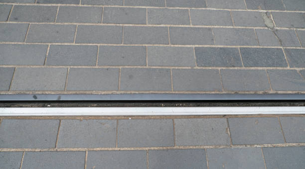 istock Image material of tram tracks 1317019891