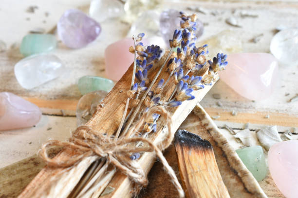 istock Palo Santo with Dried Lavender 1317026388