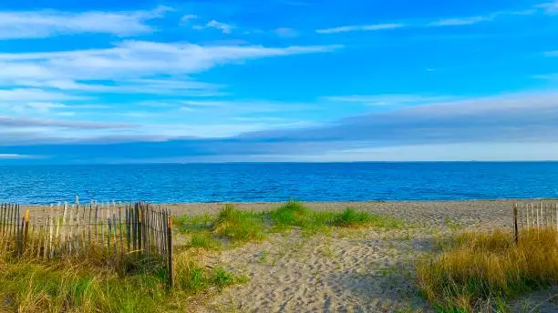 Long Island Sound, beach, sand, coastline