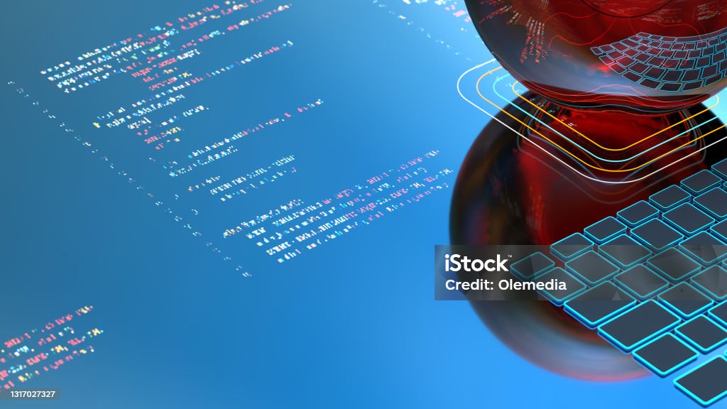 Abstract Program Code Digital Concept Stock Photo - Download Image Now ...