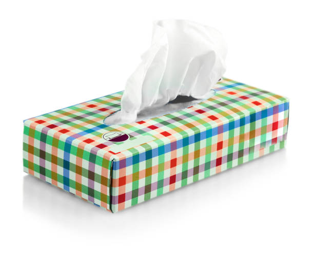 istock colored box with paper napkins on white background 1317028702