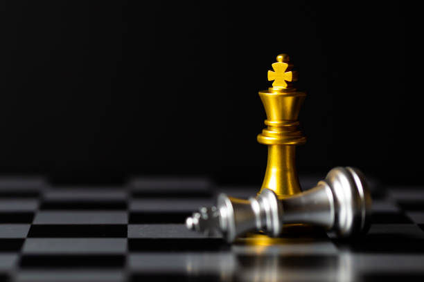 istock Chess board game for ideas and competition and strategy, business success concept. 1317036442
