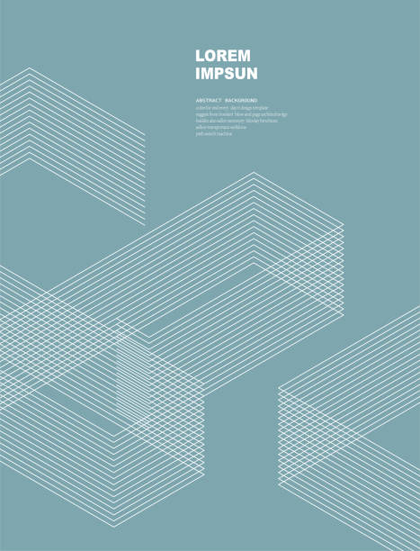 abstract geometric arrange line pattern background for brochure design vector art illustration