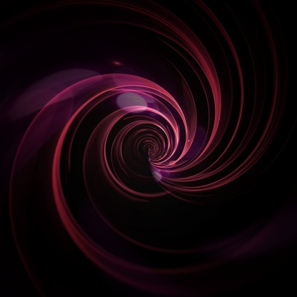 Abstract background swirling red rays