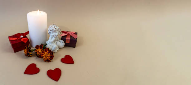 istock Flat lay with copy space  for the wedding, birthday, party or other celebration. 1317047299