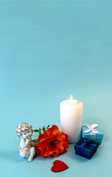 istock Flat lay with copy space  for the wedding, birthday, party or other celebration. 1317047347