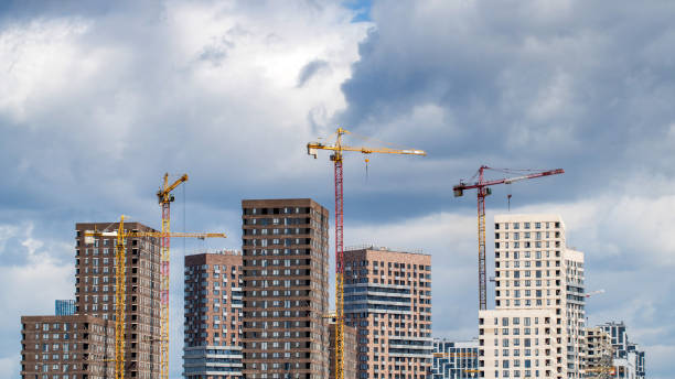 istock Residential buildings construction 1317055784